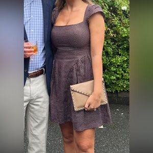 Reformation Brown Linen Dress